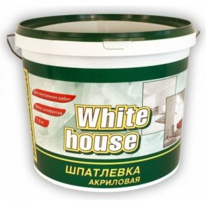 Финишная выравнивающая акриловая шпатлевка WHITE HOUSE Шпатлевка финишная (14756)