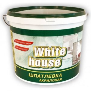 Финишная выравнивающая акриловая шпатлевка WHITE HOUSE Шпатлевка финишная (14755)