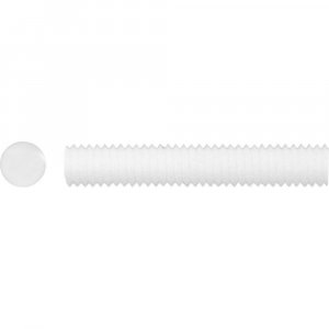 Полиамидная пластиковая резьбовая шпилька DINFIX М10x1000 DIN975 1 шт. (00-00001197)