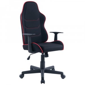 Игровое кресло Helmi HL-S09 Red line, ткань черно-красная (HL-S09 306175)