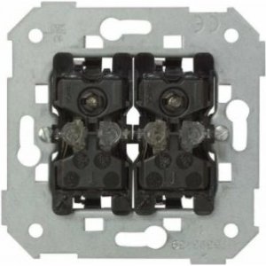 Кнопочный двухклавишный выключатель SIMON S82, S82N, S82 Detail (С75393-0039)