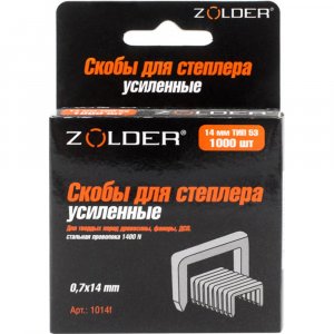Усиленные запасные скобы ZOLDER 14 мм тип 53, 1000 шт. (1014F)