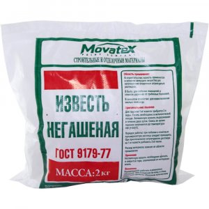 Негашеная известь Movatex Т02367 (17134087)