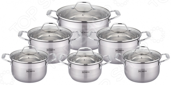 Набор посуды для готовки Rainstahl  RS-1210-12 (4690317027331)