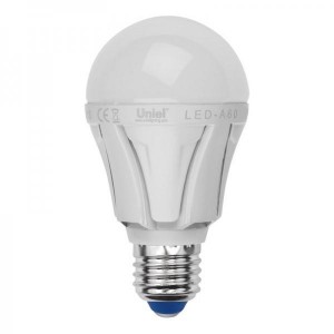 Лампа Uniel Led-a60-10w/spfr/e27/cl plp01wh (UL-00001820)