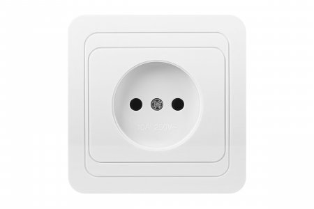 Одноместная розетка Smartbuy Марс (SBE-02w-10-S1-N)