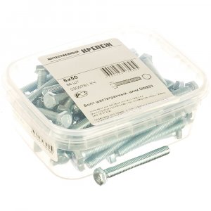 Болт качественный крепеж 6x50 DIN933 558 (60 шт.) (0300781)
