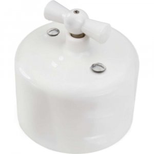 Двухклавишный выключатель Bironi R1-212-01 (22385079)