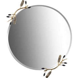 Настенное зеркало BOGACHO Oliva Branch (79038/бронзовый)