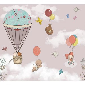Фотообои Divino Мишки с котиками (Z-090)