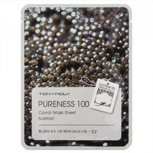 Маска с экстрактом икры Tony Moly Pureness 100 Caviar Mask Sheet (Объем 21 мл) (1605)