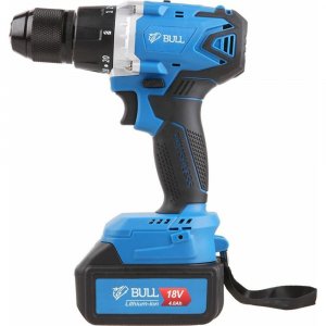 Аккумуляторная дрель-шуруповерт Bull SR 1802 (04040329)