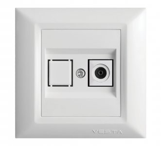 Розетка Vesta Electric Roma (FRZTV010101BEL)