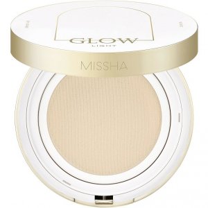 Тональное средство Missha Тональный кушон Glow Cushion Light с коллагеном (MHS000101)
