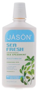 Ополаскиватель JASON SeaFresh Strengthening Sea Spearmint Mouthwash (Объем 473 мл) (6661)