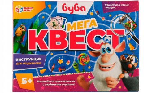 Настольные игры Умные игры Мега квест Буба (4680107940773)