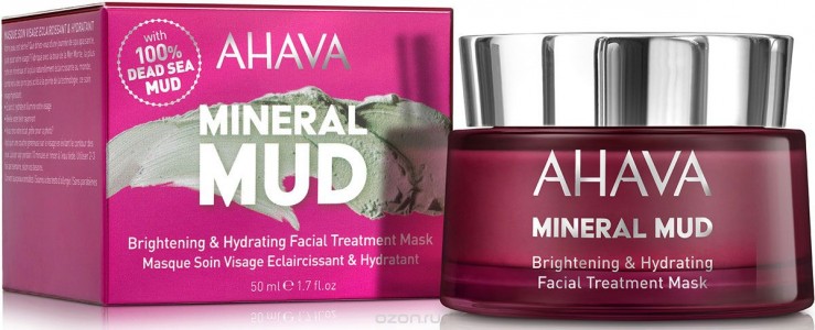 Маска Ahava Mineral Mud Brightening & Hydrating Facial Treatment Mask (Объем 50 мл) (89215065)
