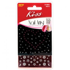 Дизайн ногтей Kiss Набор стикеров из страз Nail Artist Stickers Shinestones (6495)