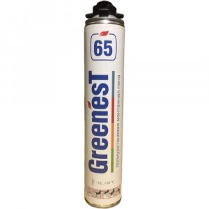 Профессиональная пена монтажная GREENesT 65 /ЗИМА (GT100065)