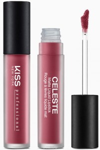 Жидкая помада Kiss New York Professional Celeste Matte Liquid Lipstick 08 (Цвет 08 Babe variant_hex_name 7B4344) (9520)