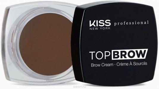 Помада для бровей Kiss New York Professional Top Brow™ Brow Cream 06 (Цвет 06 Ebony variant_hex_name 5C4132) (KBCM06)