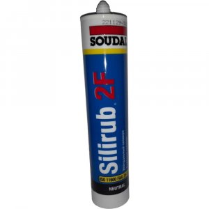 Нейтральный силиконовый герметик Soudal Силируб 2F (157059)