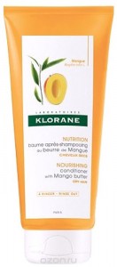 Бальзам и кондиционер Klorane Nourishing Conditioner with Mango Butter (Объем 200 мл) (C60504)