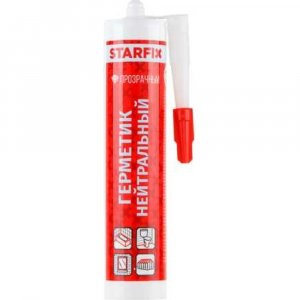 Нейтральный силиконовый герметик STARFIX SM-63053-2 (25598043)