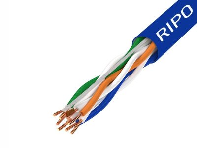 Сетевой кабель RIPO UTP4 CAT6 23AWG Cu RIPO, 50m (001-112017-50)