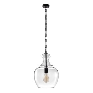 Подвесной светильник Crystal Lux Constancia SP1 Brown Прозрачный Коричневый (CONSTANCIA SP1 BROWN)