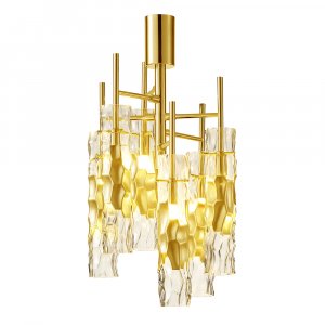 Потолочный светильник Crystal Lux Primavera PL6 Gold Прозрачный Золото (PRIMAVERA PL6 GOLD)