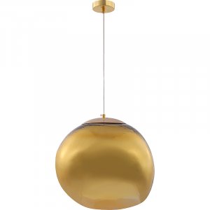 Подвесной светильник Crystal Lux Malaga SP1 D360 Gold Янтарный Золото (MALAGA SP1 D360 GOLD)