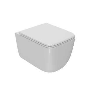 Унитаз Point Меркурий PN41831 подвесной с сиденьем Микролифт