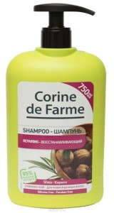 Шампунь Corine De Farme Shampoo Repairing with Shea Butter (Объем 750 мл) (6274)