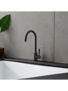 Смеситель для кухни Raiber Graceful RPB-012 Черный матовый