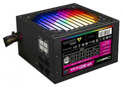 Блок питания GameMax VP-800-RGB-MODULAR80
