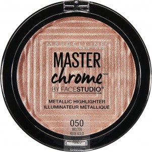 Хайлайтер Maybelline New York Facestudio Master Chrome Metallic Highlighter 050 (Цвет 050 Molten Rose Gold variant_hex_name C49783) (B3027660)