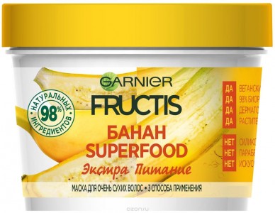 Маска Garnier Fructis. SuperFOOD. Банан (Объем 390 мл) (C6019800)
