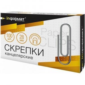 Оцинкованные скрепки InFormat PCZ28-100