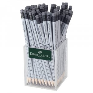 Заточенный чернографитный карандаш Faber-Castell Grip 2001 (117223)