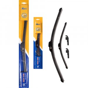 Комплект бескаркасных щеток стеклоочистителя Kraft 830904 (KT830904)