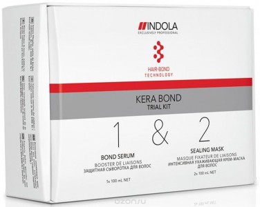 Окрашивание INDOLA Стартовый Набор Kera Bond Trial Kit (Объем 100мл+100мл+100мл) (1507)