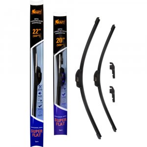 Комплект бескаркасных щеток стеклоочистителя Kraft 830923 (KT830923)