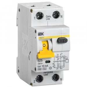 Автоматический выключатель дифференциального тока Iek MAD22-5-025-B-10