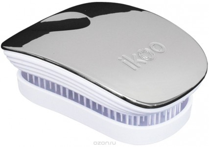 Расчески и щетки Ikoo Brush Metallic Pocket White Oyster (291037)