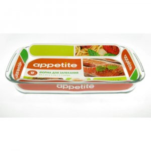 Прямоугольная стеклянная форма Appetite PL5