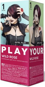 Полуперманентное окрашивание ESTEL Estel Play Wild Rose (Цвет Wild Rose variant_hex_name D51C7A) (29097)