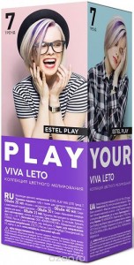 Полуперманентное окрашивание ESTEL Estel Play Viva Leto (Цвет Viva Leto variant_hex_name 793DBD) (29103)