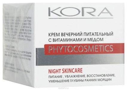 Крем KORA Крем вечерний питательный с витаминами и медом (Объем 50 мл) (8291)