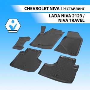 Коврики салона для Chevrolet Niva 5-дв. 2009-н.в. Rival Chevrolet (11004001)